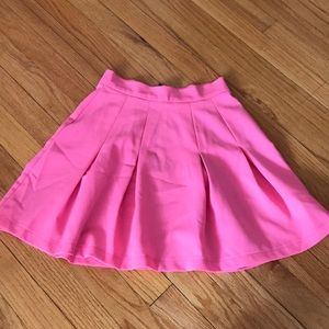 Bubble Gum Pink Skater Skirt